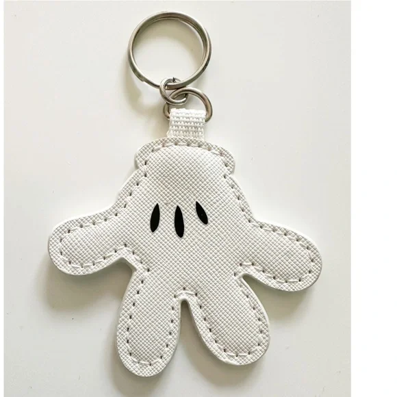 Disney Mickey Mouse Mini Backpack Card Holder Key Ring Bag Charm Black Red NWOT - Picture 5 of 13